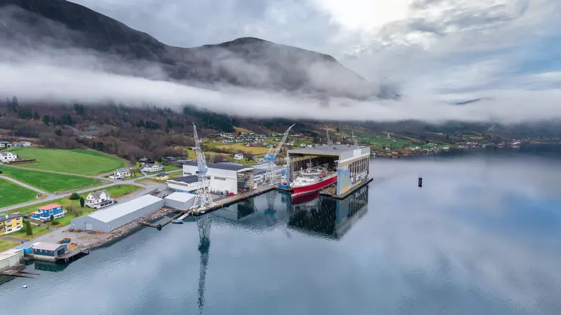 Dronepanorama over Tomrefjord